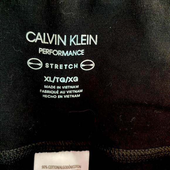 Calvin Klein Black Performance Stretch Pants - Picture 5 of 6